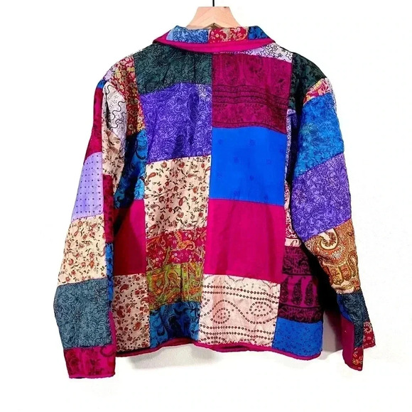 Tantrums Collection 100% Silk Jacket - Picture 2 of 5